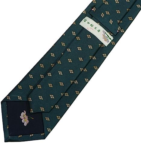 Amazon | [YAMAZAKI] 武田信玄の家紋（四割菱）柄ネクタイ（日本製